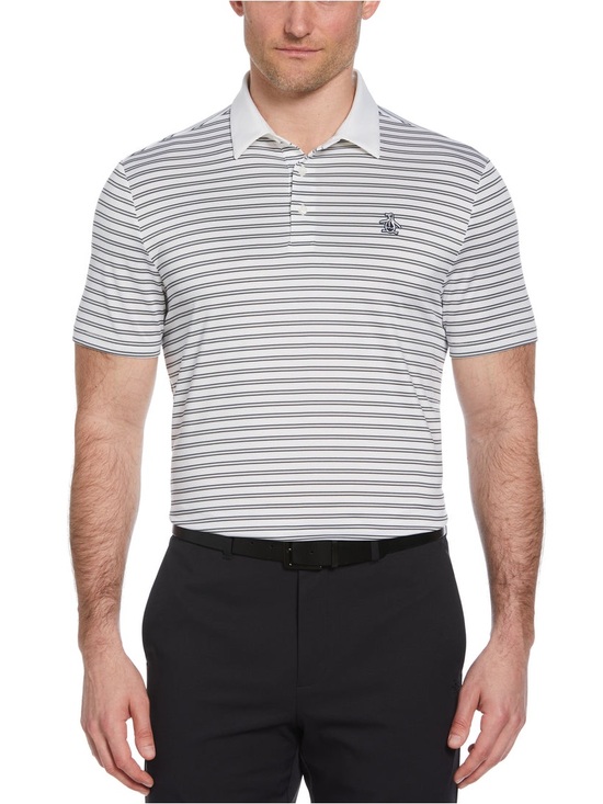 Original Penguin Other - Original Penguin Heritage Stripe Golf Polo White Polo with Thin Black Stripes